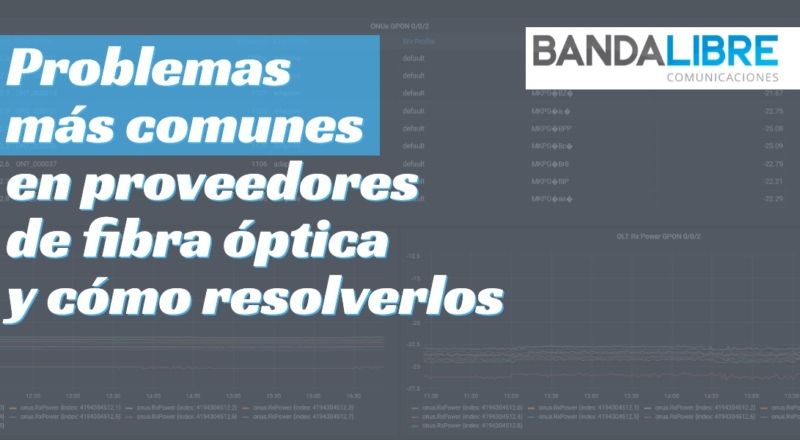 Problemas más comunes en proveedores de fibra óptica